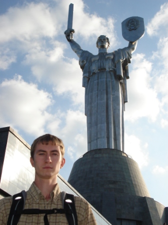 Kiev - Alexander en het 62 meter hoge Moedertje Vaderlandbeeld